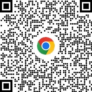 QR code para fazer o download do Chrome em dispositivos móveis