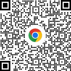 QR code para fazer o download do Chrome em dispositivos móveis